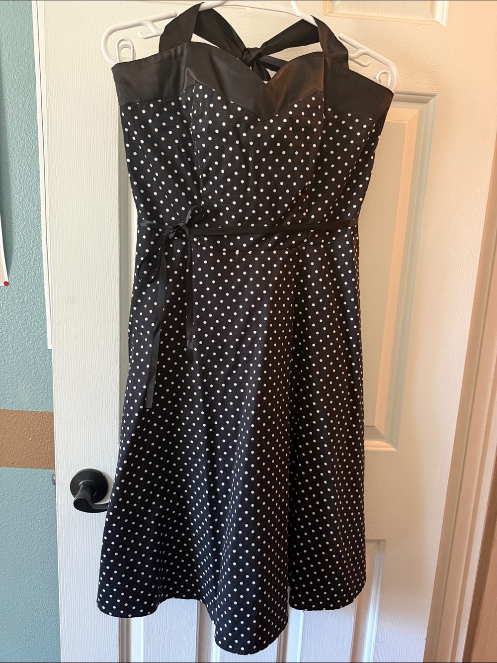 Black and White Polka Dot Dress